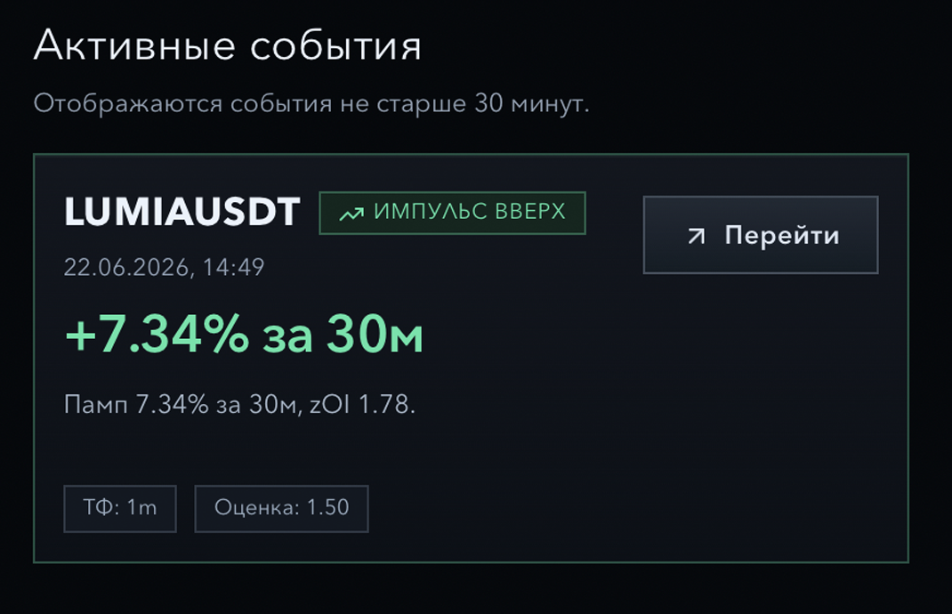 Интерфейс Elaris: поток событий